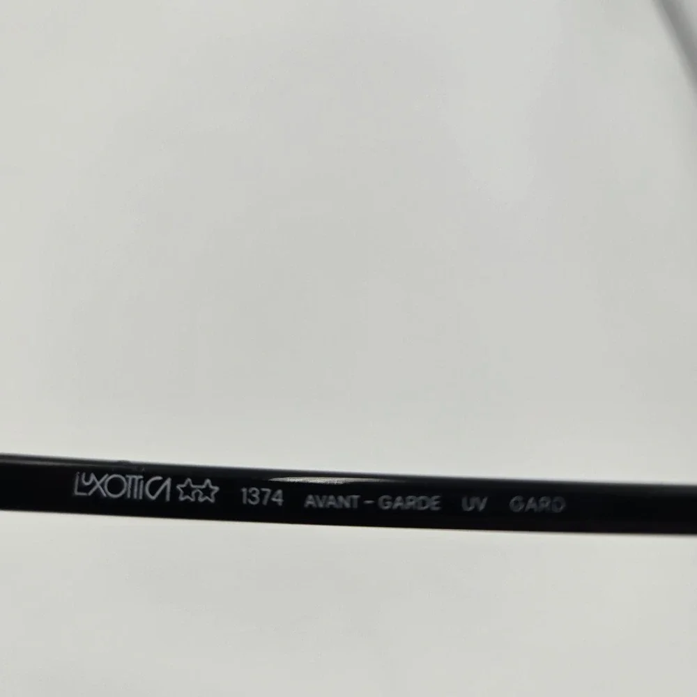 Y2K‎ LUXOTTICA AVANT-GARDE Red Black 1374 Sunglasses Eyeglass Frames Only ITALY